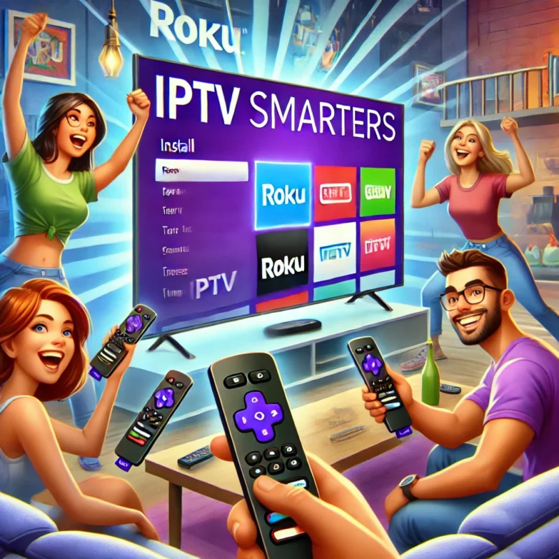 how to get iptv smarters on roku tv